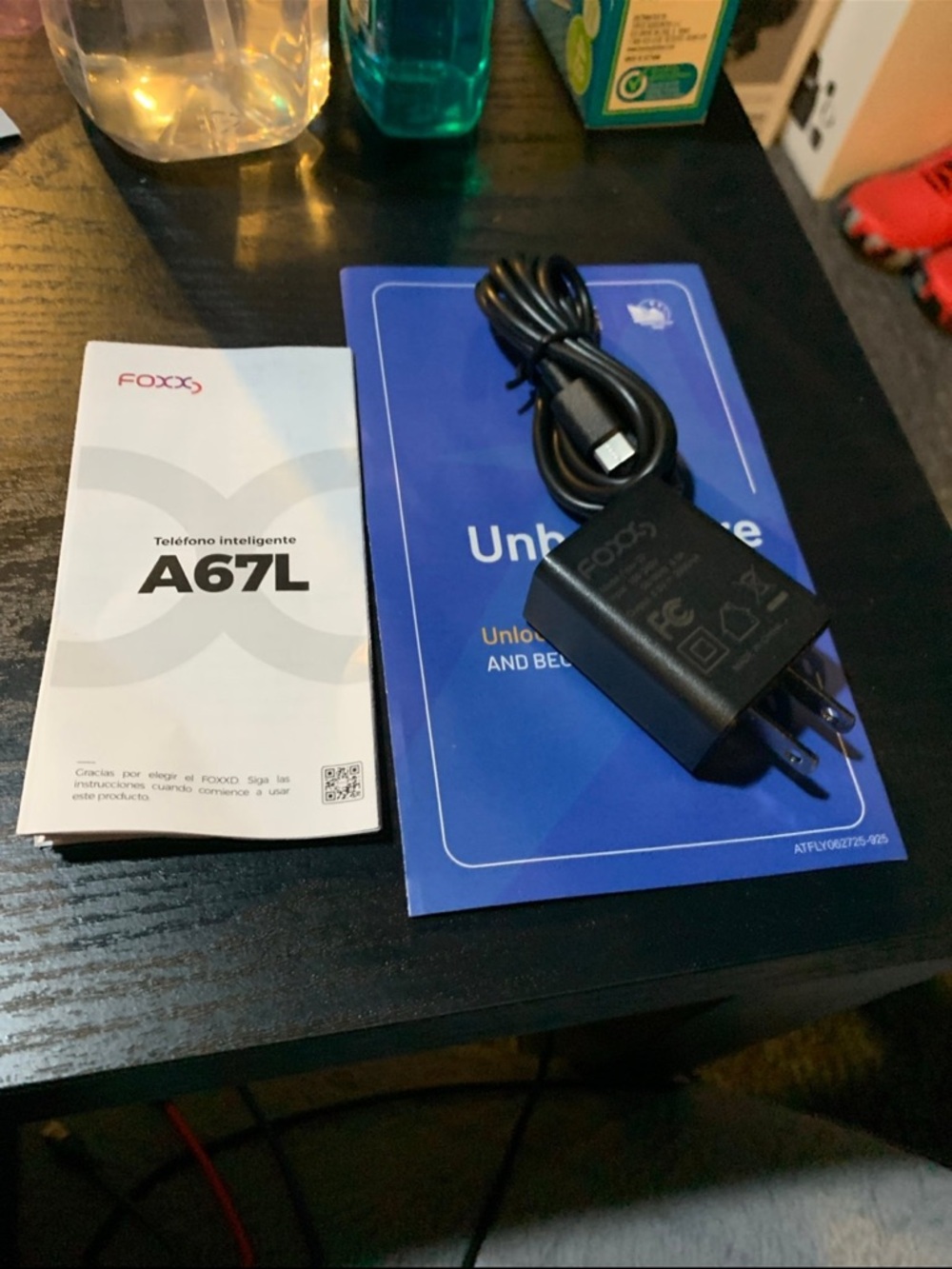 Black Android A67L Smartphone 6.0" Display - Picture 2 of 3
